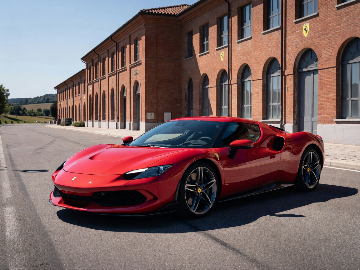 Ferrari 296 GTB Assetto Fiorano in Maranello Italy