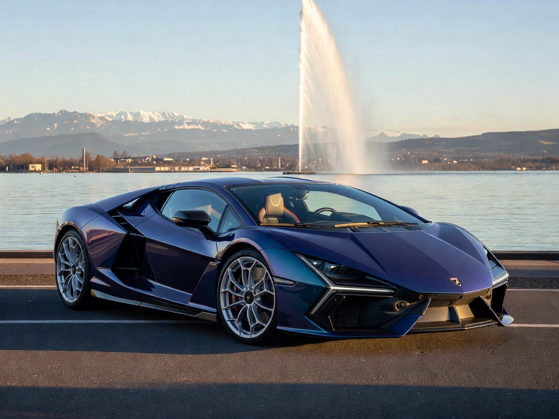 Lamborghini Revuelto V12 Hybrid in Switzerland Geneva